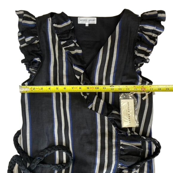 Apiece Apart Costa Del Sol Ruffle Wrap Dress - Picture 15 of 16